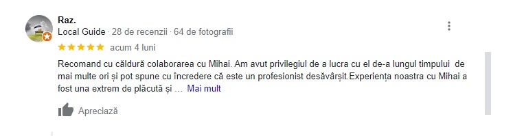 Ce spun clientii nostri